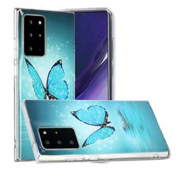 Butterfly Noctilucent Soft TPU Back Cover for Samsung Galaxy Note 20 Ultra