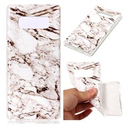 White Soft TPU Marble Pattern Case for Samsung Galaxy Note 8