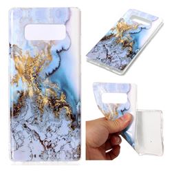 Sea Blue Soft TPU Marble Pattern Case for Samsung Galaxy Note 8