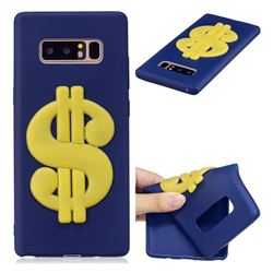 US Dollars Soft 3D Silicone Case for Samsung Galaxy Note 8