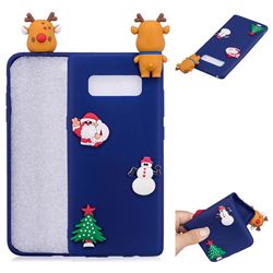 Navy Elk Christmas Xmax Soft 3D Silicone Case for Samsung Galaxy Note 8