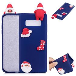 Navy Santa Claus Christmas Xmax Soft 3D Silicone Case for Samsung Galaxy Note 8