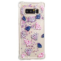 Diamond Dynamic Liquid Glitter Sand Quicksand Star TPU Case for Samsung Galaxy Note 8