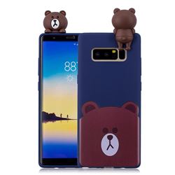 Cute Bear Soft 3D Climbing Doll Soft Case for Samsung Galaxy Note 8