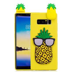 Big Pineapple Soft 3D Climbing Doll Soft Case for Samsung Galaxy Note 8