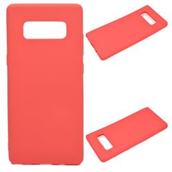 Candy Soft Silicone Protective Phone Case for Samsung Galaxy Note 8 - Red