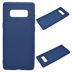Candy Soft Silicone Protective Phone Case for Samsung Galaxy Note 8 - Dark Blue