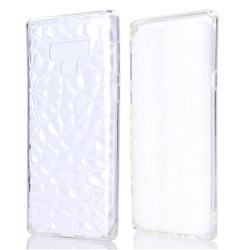 Diamond Pattern Shining Soft TPU Phone Back Cover for Samsung Galaxy Note9 - Transparent