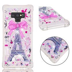 Mirror and Tower Dynamic Liquid Glitter Sand Quicksand Star TPU Case for Samsung Galaxy Note9
