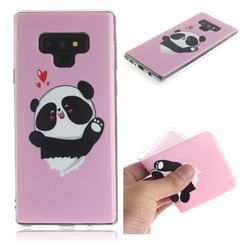 Heart Cat IMD Soft TPU Cell Phone Back Cover for Samsung Galaxy Note9
