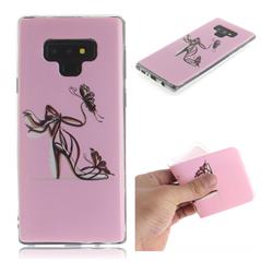 Butterfly High Heels IMD Soft TPU Cell Phone Back Cover for Samsung Galaxy Note9