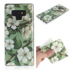 Watercolor Flower IMD Soft TPU Cell Phone Back Cover for Samsung Galaxy Note9