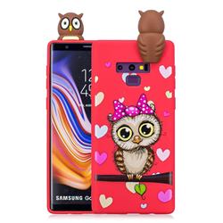 Bow Owl Soft 3D Climbing Doll Soft Case for Samsung Galaxy Note9