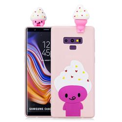 Ice Cream Man Soft 3D Climbing Doll Soft Case for Samsung Galaxy Note9