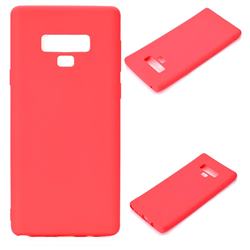 Candy Soft Silicone Protective Phone Case for Samsung Galaxy Note9 - Red