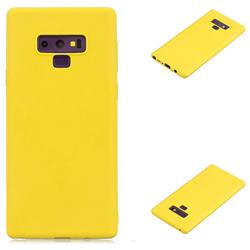 Candy Soft Silicone Protective Phone Case for Samsung Galaxy Note9 - Yellow