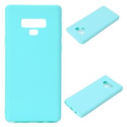 Candy Soft Silicone Protective Phone Case for Samsung Galaxy Note9 - Light Blue