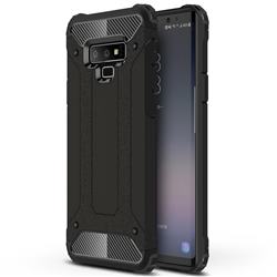King Kong Armor Premium Shockproof Dual Layer Rugged Hard Cover for Samsung Galaxy Note9 - Black Gold