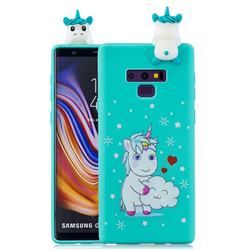 Heart Unicorn Soft 3D Climbing Doll Soft Case for Samsung Galaxy Note9