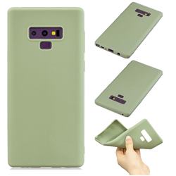 Candy Soft Silicone Phone Case for Samsung Galaxy Note9 - Pea Green