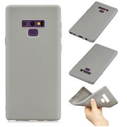Candy Soft Silicone Phone Case for Samsung Galaxy Note9 - Gray