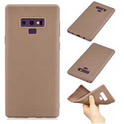 Candy Soft Silicone Phone Case for Samsung Galaxy Note9 - Coffee