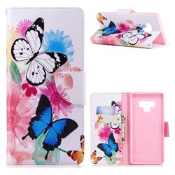 Vivid Flying Butterflies Leather Wallet Case for Samsung Galaxy Note9
