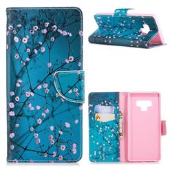 Blue Plum Leather Wallet Case for Samsung Galaxy Note9