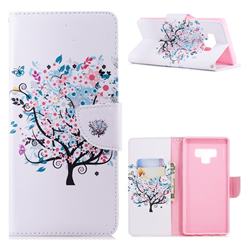 Colorful Tree Leather Wallet Case for Samsung Galaxy Note9