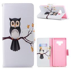 Owl on Tree Leather Wallet Case for Samsung Galaxy Note9