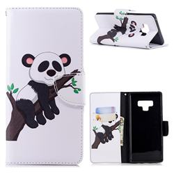 Tree Panda Leather Wallet Case for Samsung Galaxy Note9