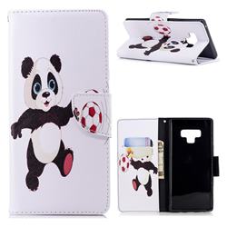 Football Panda Leather Wallet Case for Samsung Galaxy Note9