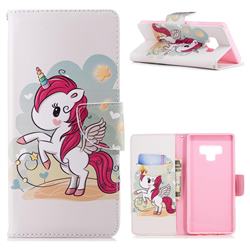 Cloud Star Unicorn Leather Wallet Case for Samsung Galaxy Note9