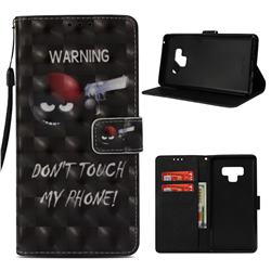 Bear Gunmen 3D Painted Leather Wallet Case for Samsung Galaxy Note9