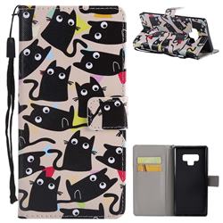 Cute Kitten Cat PU Leather Wallet Case for Samsung Galaxy Note9