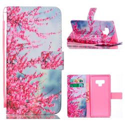 Plum Flower Leather Wallet Phone Case for Samsung Galaxy Note9