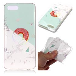 Donuts Marble Pattern Bright Color Laser Soft TPU Case for Huawei Nova 2s