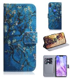 Apricot Tree PU Leather Wallet Case for Huawei Nova 3