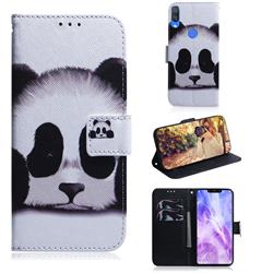 Sleeping Panda PU Leather Wallet Case for Huawei Nova 3