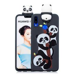 Ascended Panda Soft 3D Climbing Doll Soft Case for Huawei Nova 3i