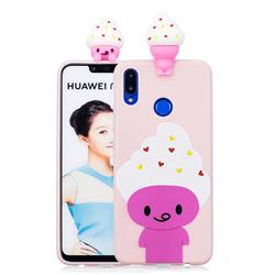 Ice Cream Man Soft 3D Climbing Doll Soft Case for Huawei Nova 3i