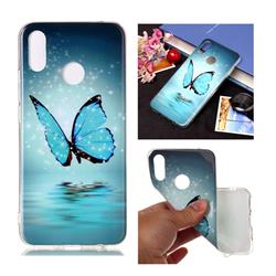 Butterfly Noctilucent Soft TPU Back Cover for Huawei Nova 3i
