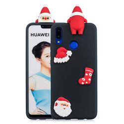 Black Santa Claus Christmas Xmax Soft 3D Silicone Case for Huawei Nova 3i