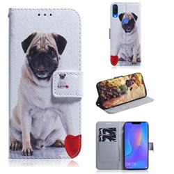 Pug Dog PU Leather Wallet Case for Huawei Nova 3i