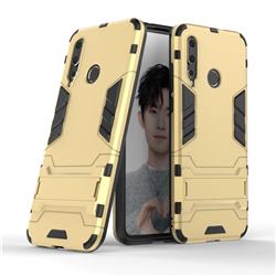Armor Premium Tactical Grip Kickstand Shockproof Dual Layer Rugged Hard Cover for Huawei nova 4 - Golden