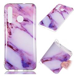 Purple Soft TPU Marble Pattern Case for Huawei nova 4