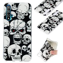Red-eye Ghost Skull Noctilucent Soft TPU Back Cover for Huawei nova 5T
