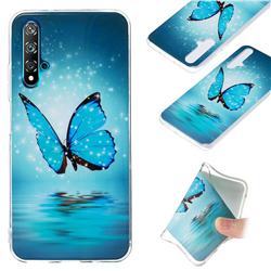 Butterfly Noctilucent Soft TPU Back Cover for Huawei nova 5T