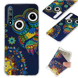 Tribe Owl Noctilucent Soft TPU Back Cover for Huawei nova 5T