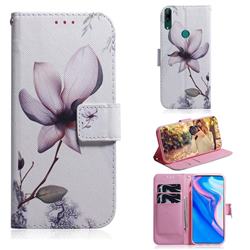 Magnolia Flower PU Leather Wallet Case for Huawei nova 5i